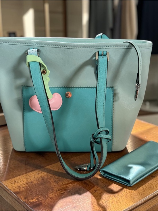 Michael Kors Handbags - Scandi Girl Michael Kors Tote Bag Pastel Blue Luxury Structured Shoulder Bag